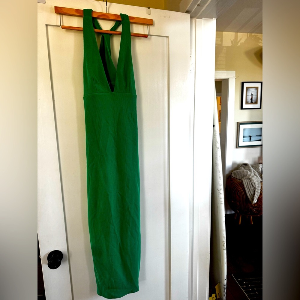 NWT Here Comes The Sun Grewn Cocktail Dress.